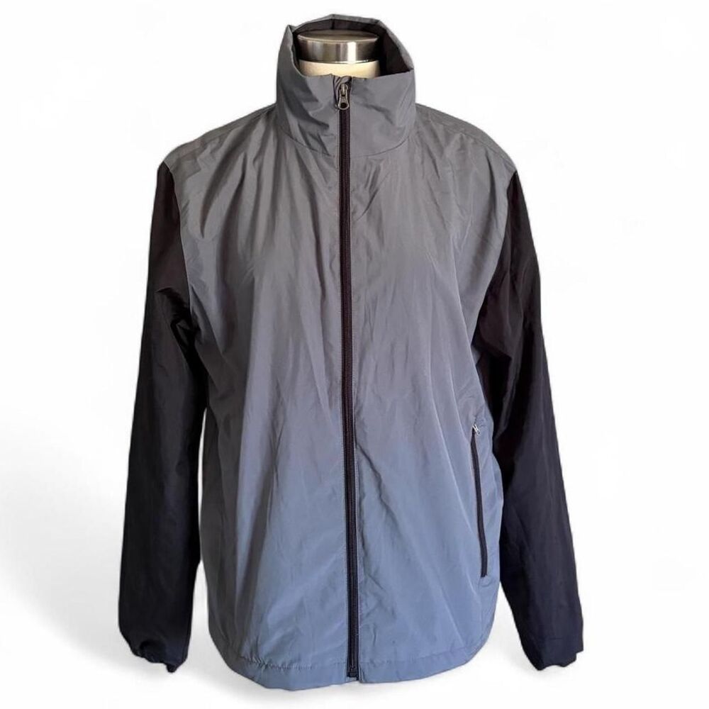 Tri Mountain grey windbreaker jacket Size Medium